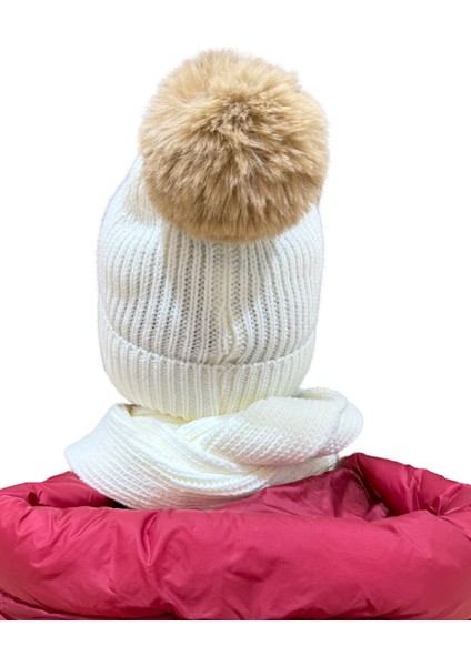 Benittokids Çocuk Yazı Detaylı Bere Atkı Takımı 7019 fiyatları