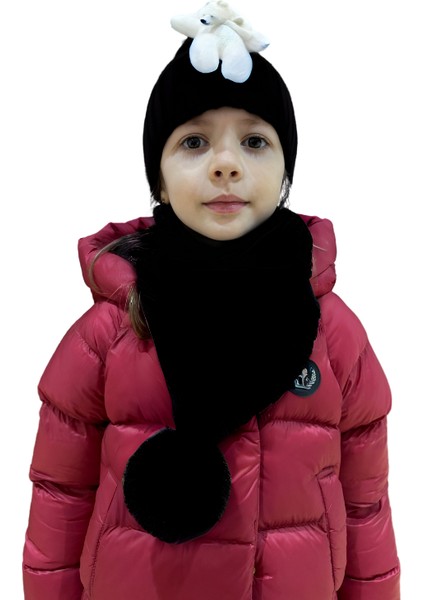 Benittokids Çocuk Ayıcıklı Atkı Bere Takımı 7019 fiyatları