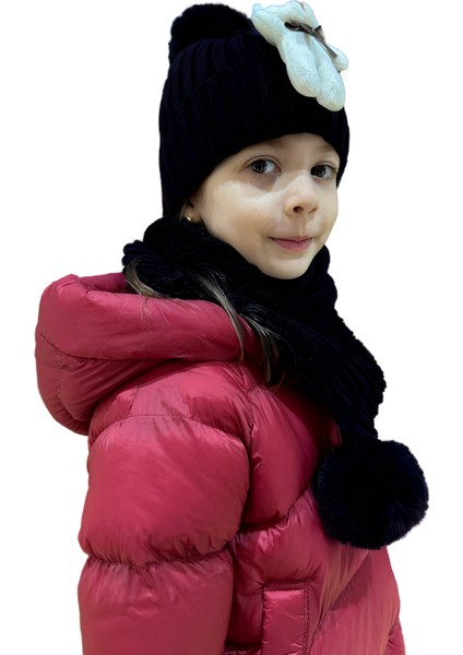 Benittokids Çocuk Ayıcıklı Atkı Bere Takımı 7019 modelleri