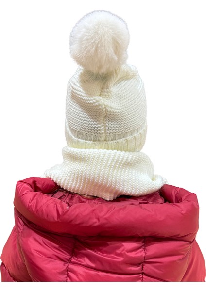 Benittokids Çocuk Gülen Yüz Detaylı Bere Atkı Takımı 7016 fırsatları