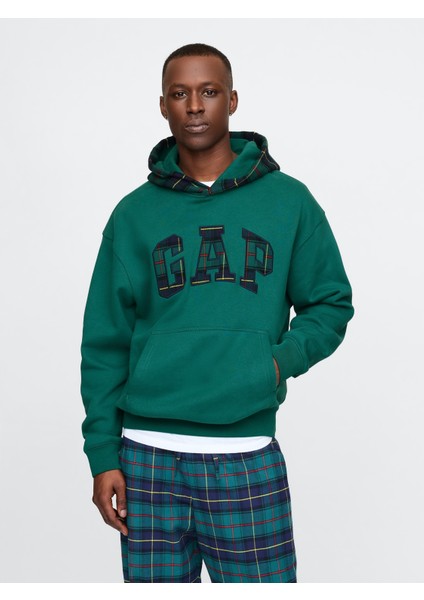 Erkek Yeşil Gap Logo Vintage Soft Sweatshirt