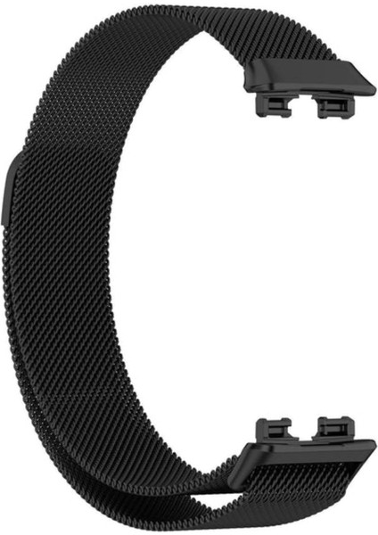 Huawei Band 8 Huawei Band 9 Uyumlu Metal Hasır Manyetik Kordon Kayış