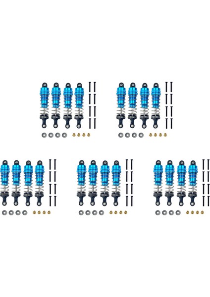 5x MN86K MN86KS MN86 MN86S Mn G500 1/12 Rc Araba Yükseltme Parçaları Metal Amortisör Aksesuarları, Mavi (Yurt Dışından)