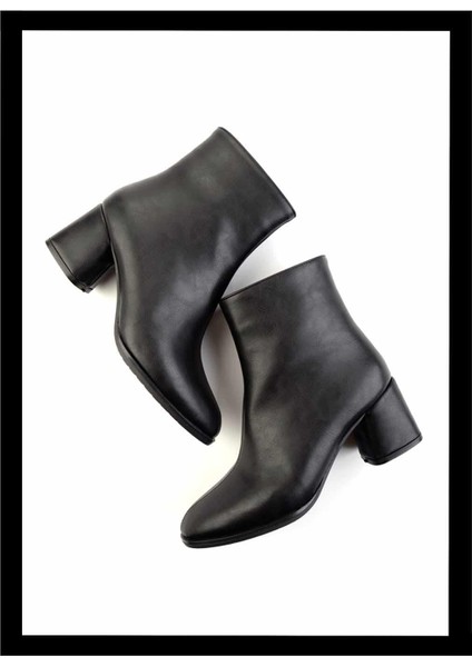 Siyah Kadın Bot & Bootie K02667231009