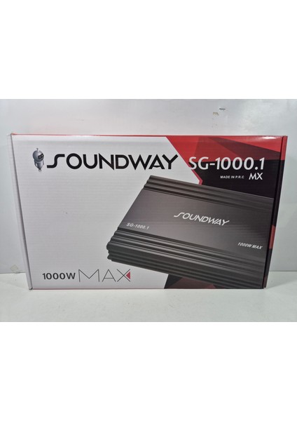 Mono Amfi 1000 Rms – Soundway SG-1000.1 Bass Anfisi – Bass Kontrollü Mono Anfi