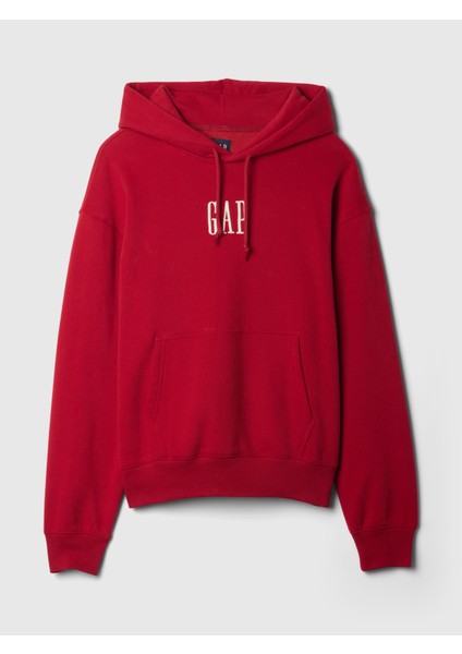 Erkek Kırmızı Vintage Soft Gap Logo Sweatshirt