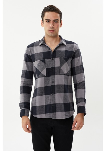 Eg 1889 Çift Cep Ekose Erkek Gömlek fiyatları