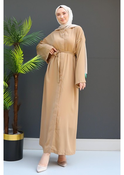 Mercan Tesettür Ferace Sütlükahve modelleri