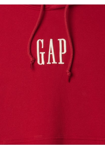 Erkek Kırmızı Vintage Soft Gap Logo Sweatshirt modelleri