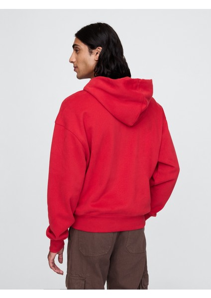 Erkek Kırmızı Vintage Soft Gap Logo Sweatshirt indirimleri