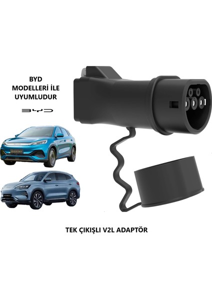 - Byd Elektrikli Araçlardan Güç Alın: Tek Çıkışlı V2L Adaptör