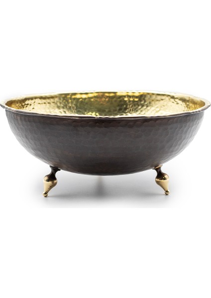 Sarı Bakır Eskitme Gondol (21 cm )