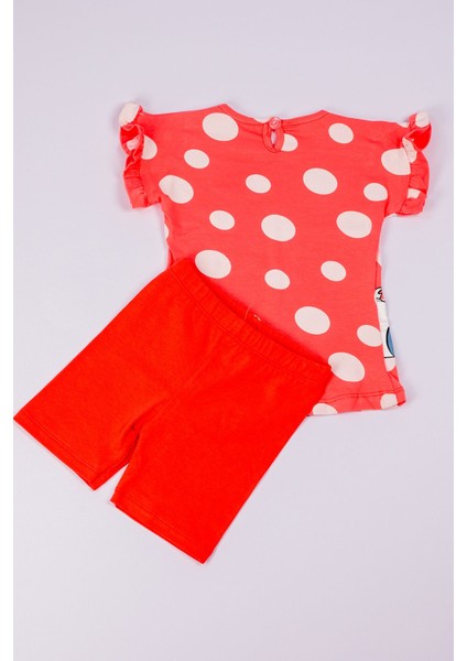 Kız Çocuk Şortlu Takım Minnie Mouse Baskılı A75
