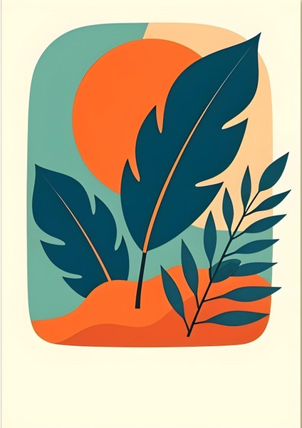 Matisse - Boho - Art Deco - Soyut - Doğa ( 3 Lü Çerçevesiz ) Poster - Afiş - Tablo KR2C01053/ fiyatları