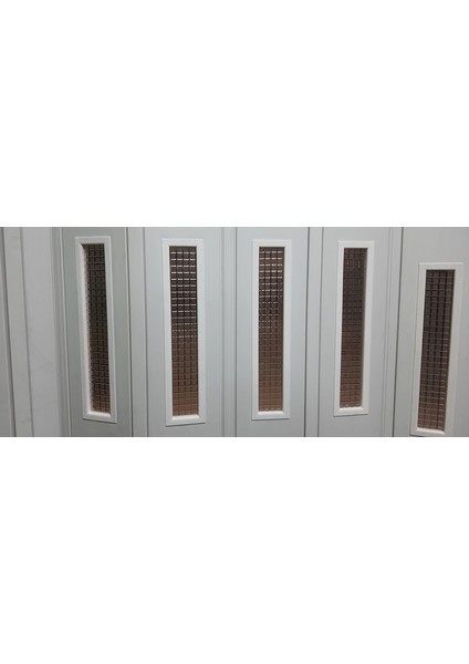 Beyaz Renk 3 Sıra Camlı 12 mm - En 87 cm indirimleri