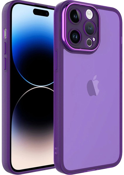 Apple iPhone 14 Pro Max Kılıf Kamera Korumalı Transparan Zore Post Kapak