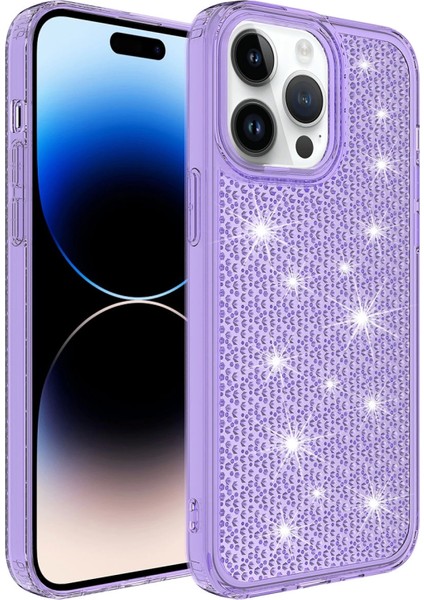 Apple iPhone 14 Pro Max Kılıf Airbagli Parlak Tasarımlı Zore Snow Kapak