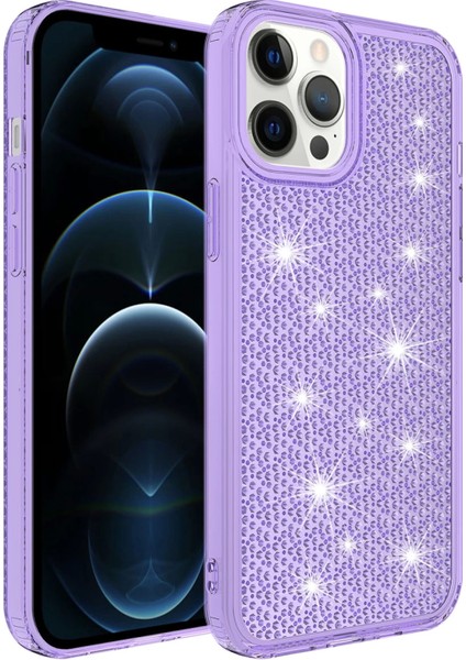 Apple iPhone 12 Pro Max Kılıf Airbagli Parlak Tasarımlı Zore Snow Kapak