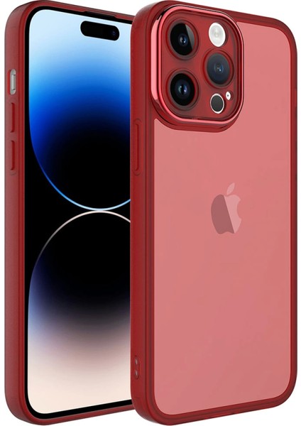 Apple iPhone 14 Pro Max Kılıf Kamera Korumalı Transparan Zore Post Kapak