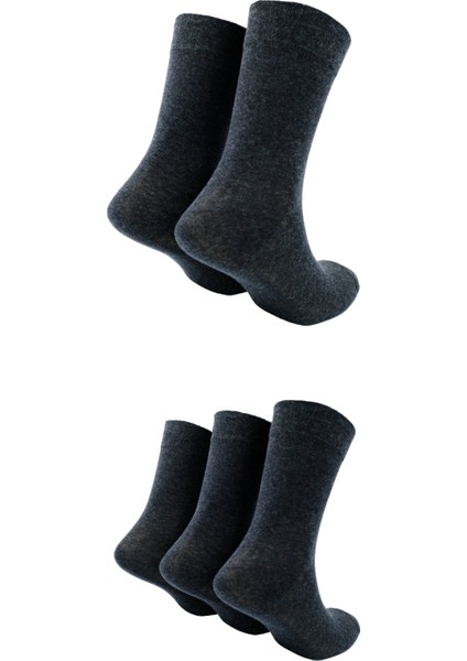 Erkek Geri Dönüştürülmüş Pamuklu Çorap, 5'li Paket (Beden 41-46)