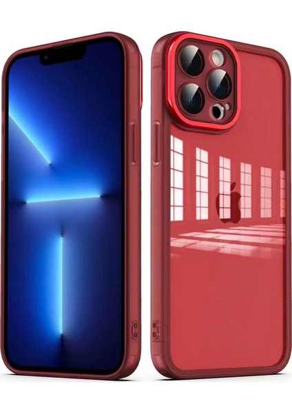 Apple iPhone 12 Pro Max Kılıf Kamera Korumalı Transparan Zore Post Kapak