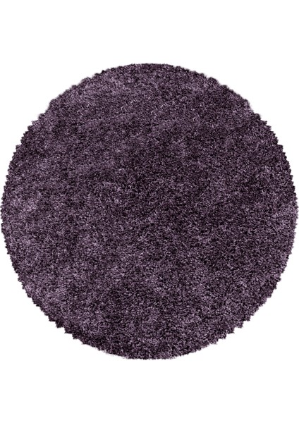 Yuvarlak Soft Shaggy Salon Oturma Mutfak Halısı Yumuşak Yüksek Havlı Düz Mor Lila Renklerde