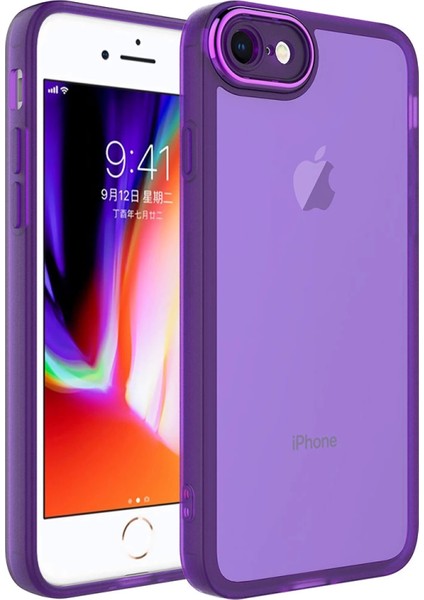 Apple iPhone 7 Kılıf Kamera Korumalı Transparan Zore Post Kapak