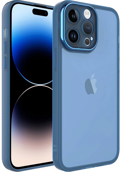 Apple iPhone 14 Pro Max Kılıf Kamera Korumalı Transparan Zore Post Kapak