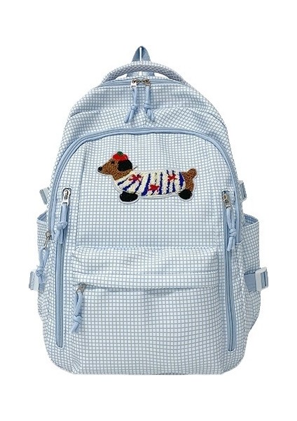 Kızlar ve Üniversite Öğrencileri Için Okul Çantaları, Ortaokul ve Lise Öğrencileri Için Tasarım Sırt Çantaları, Çizgili Daksund Büyük Kapasiteli Sırt Çantaları (Yurt Dışından)