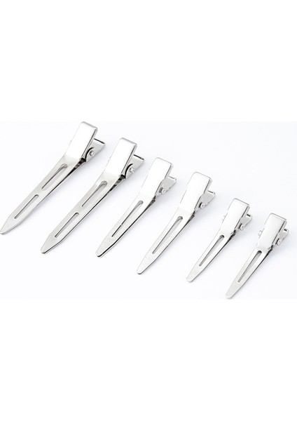 White-3.5cm 20 Adet Metal Gümüş Dikişsiz Ördek Gagası Klip Firkete Hiçbir Kırışık Sabit Saç Klip Profesyonel Salon Bayanlar Kıvırmak Klipler Şekillendirici Araçları (Yurt Dışından) fiyatları