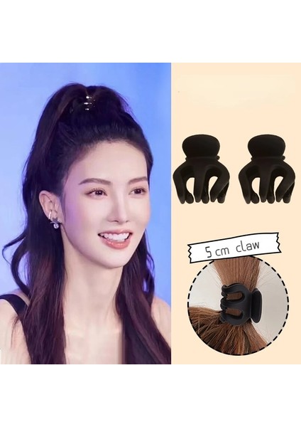 Siyah 3.5 cm Saç Pençe Klipler Kalın Saçlar Için Plastik Yengeç At Kuyruğu Tutucu Kadınlar Için Yaz Şapkalar Barrette Salon Saç Şekillendirici Araçları 2022 Yeni (Yurt Dışından) fiyatları