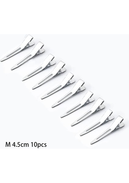 4.5 cm 10 Adet 10 Adet Profesyonel Bayanlar Salon Sabit Saç Hiçbir Bükülme Saç Tokası Kıvırmak Saç Tokası Makyaj Hiçbir Kırışık Saç Tokası Kuaförlük Şekillendirici Aracı (Yurt Dışından)