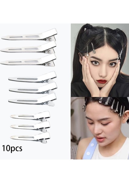 4.5 cm 10 Adet 10 Adet Profesyonel Bayanlar Salon Sabit Saç Hiçbir Bükülme Saç Tokası Kıvırmak Saç Tokası Makyaj Hiçbir Kırışık Saç Tokası Kuaförlük Şekillendirici Aracı (Yurt Dışından) fiyatları