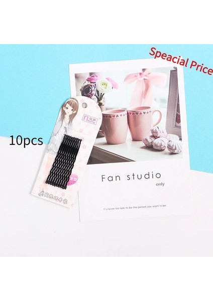 No.1 4 cm 4-7 cm Siyah Saç Tokası Bayan Tokalar Kıvırcık Dalgalı Sapları Saç Tokaları Kadın Saç Tokaları Şekillendirici Saç Aksesuarları (Yurt Dışından)
