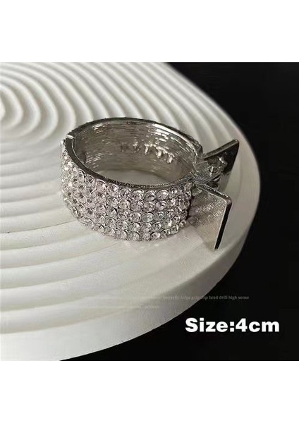 No.1 Moda Zirkon Inci Metal Saç Pençe Yüksek At Kuyruğu Tutucu Kadın Kızlar Için 2023 Yeni Moda Kore Lüks Saç Tokası Aksesuarları (Yurt Dışından)