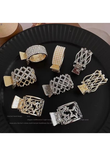 No.1 Moda Zirkon Inci Metal Saç Pençe Yüksek At Kuyruğu Tutucu Kadın Kızlar Için 2023 Yeni Moda Kore Lüks Saç Tokası Aksesuarları (Yurt Dışından) fırsatları