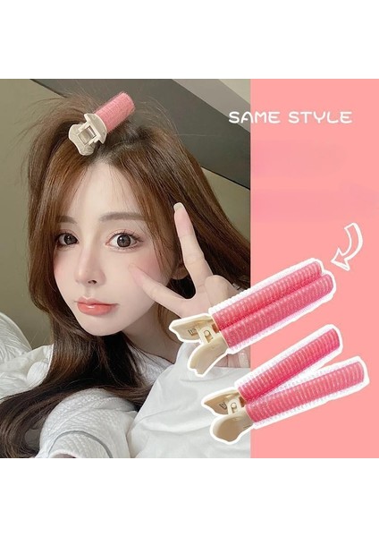 2 Adet Siyah Kabarık Bigudiler Klip Doğal Curling Saç Klip Curling Saç Rulo Hava Patlama Tokalar Yeniden Kullanılabilir Şekillendirici Curlers (Yurt Dışından) fiyatları