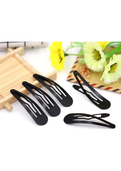 Gümüş 10 Adet/grup 4 cm Basit Metal Saç Klipleri Gümüş Altın Siyah Bb Klip Diy El Yapımı Kızlar Headdress Aksesuarları Barette Tokalar Pin (Yurt Dışından) indirimleri