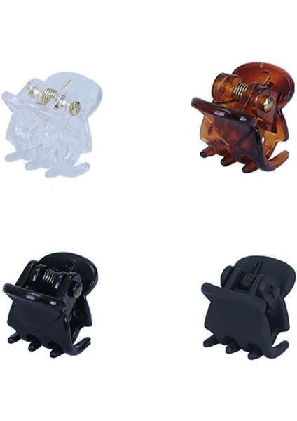 1.0 cm Mat Siyah 10 Adet/grup Saç Pençe Klipleri Kadınlar Için 1.0 1.5 cm Küçük Siyah Kahverengi Şeffaf Plastik Mini Pençeleri Çocuklar Saç Şekillendirici Aksesuarları (Yurt Dışından) fırsatları