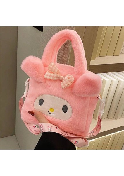 Cinnamoroll Kuromi My Melody Y2K Sanrio Peluş El Omuz Askılı Ayarlı Çanta Hediye