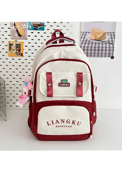 Okul Çantası, Büyük Kapasiteli, Şık ve Basit, Kadın Lise Öğrencisi ve Üniversite Öğrencisi Sırt Çantası, Hafif ve Çok Yönlü, Erkekler Için Modaya Uygun Sırt Çantası (Yurt Dışından)