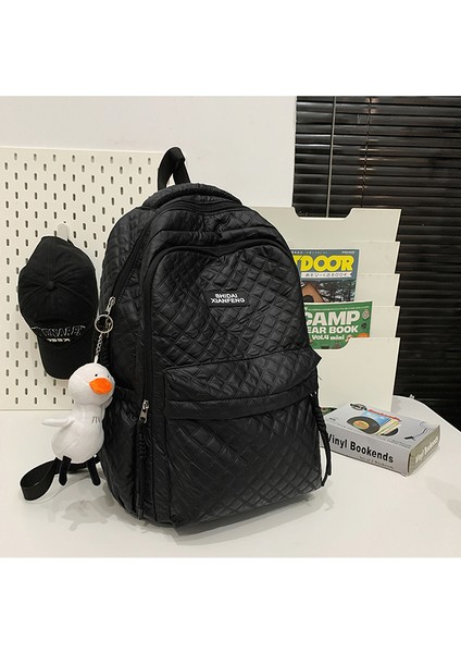 Büyük Kapasiteli Ortaokul Öğrencisi Sırt Çantası, Basit Kadın Üniversite Öğrencisi Okul Çantası, Erkek Banliyö Seyahati Çok Yönlü Sırt Çantası (Yurt Dışından)