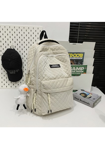 Büyük Kapasiteli Ortaokul Öğrencisi Sırt Çantası, Basit Kadın Üniversite Öğrencisi Okul Çantası, Erkek Banliyö Seyahati Çok Yönlü Sırt Çantası (Yurt Dışından)