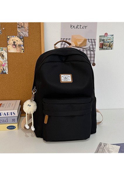 Kadınlar Için Okul Çantası, Büyük Kapasiteli, Hafif, Büyük Kapasiteli, Erkekler, Ortaokul Öğrencileri ve Lise Öğrencileri Için Şık Sırt Çantası, Basit, Çok Yönlü ve Şık Sırt Çantası (Yurt Dışından)