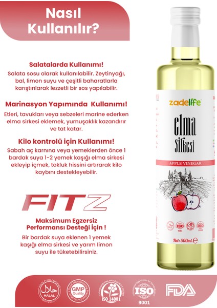Elma Sirkesi Net 500 ml fırsatları