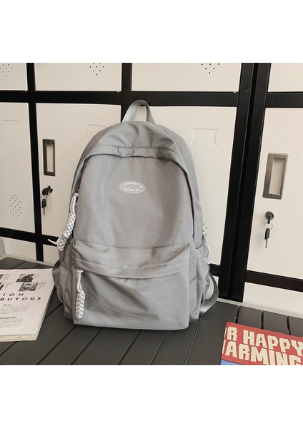 Hafif Sırt Çantası, Kadın Sırt Çantası, Büyük Kapasiteli Okul Çantası, Erkek Üniversite Öğrencisi Su Geçirmez Kısa Mesafe Seyahat Çantası (Yurt Dışından)