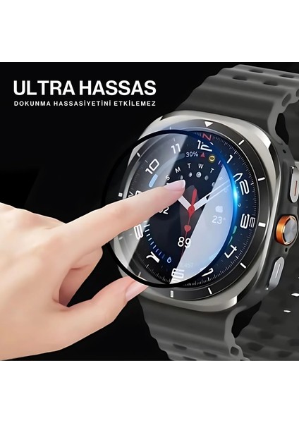 Samsung Galaxy Watch 7 Ultra 47MM Uyumlu 3D Full Ekran Koruyucu modelleri