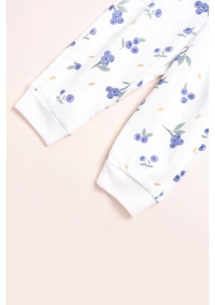 Kız Erkek Bebek Çocuk Uzun Kollu Baskılı Pijama Takımı