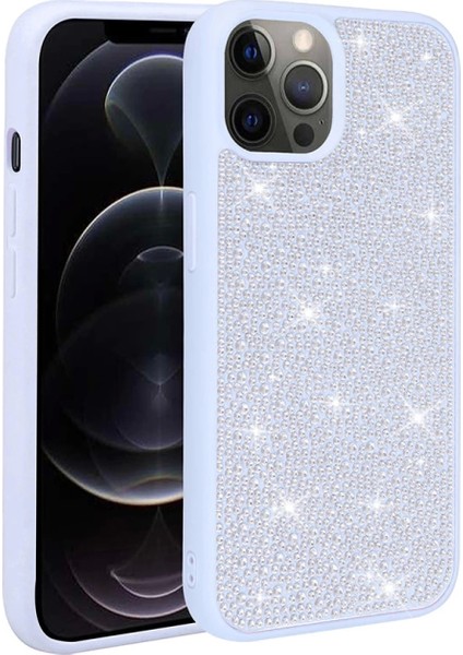 Apple iPhone 14 Pro Kılıf Parlak Taşlı Tasarım Zore Ston Kapak