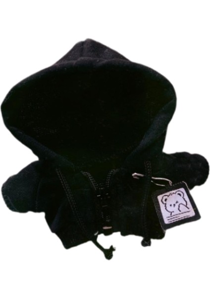 Şık Fermuarlı Sweatshirt Bebek Giyim Kapşonlu Siyah (Yurt Dışından) fırsatları